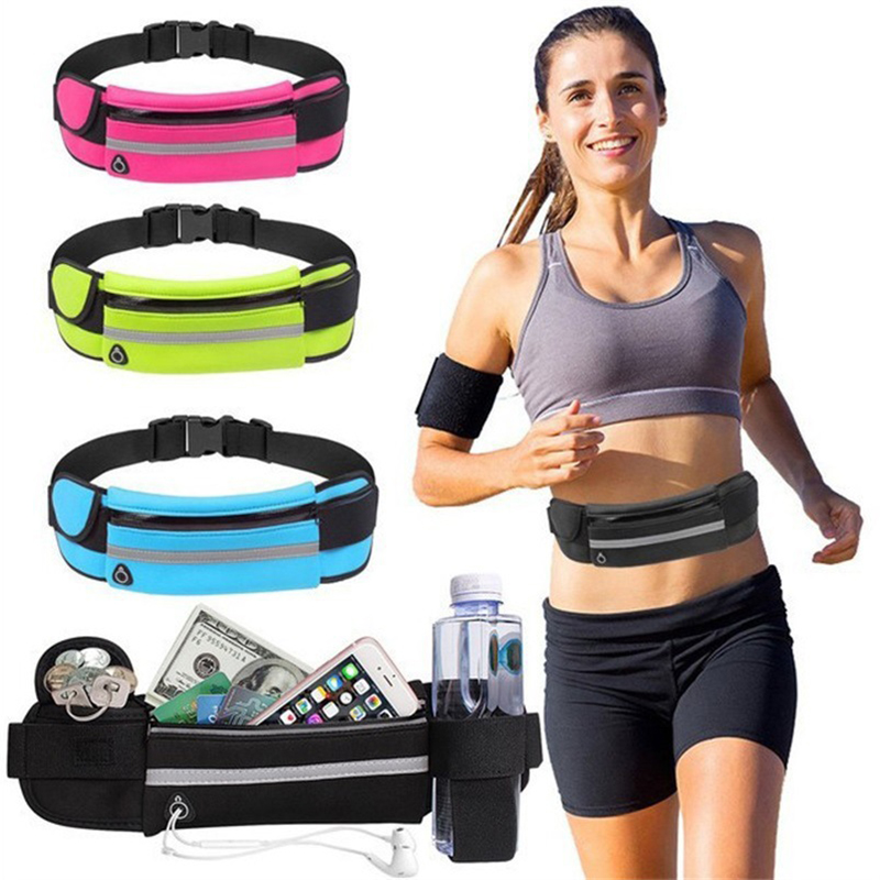 Running Belt Waist - Laufgürteltasche für Damen und Herren, Sport-Bauchtasche,