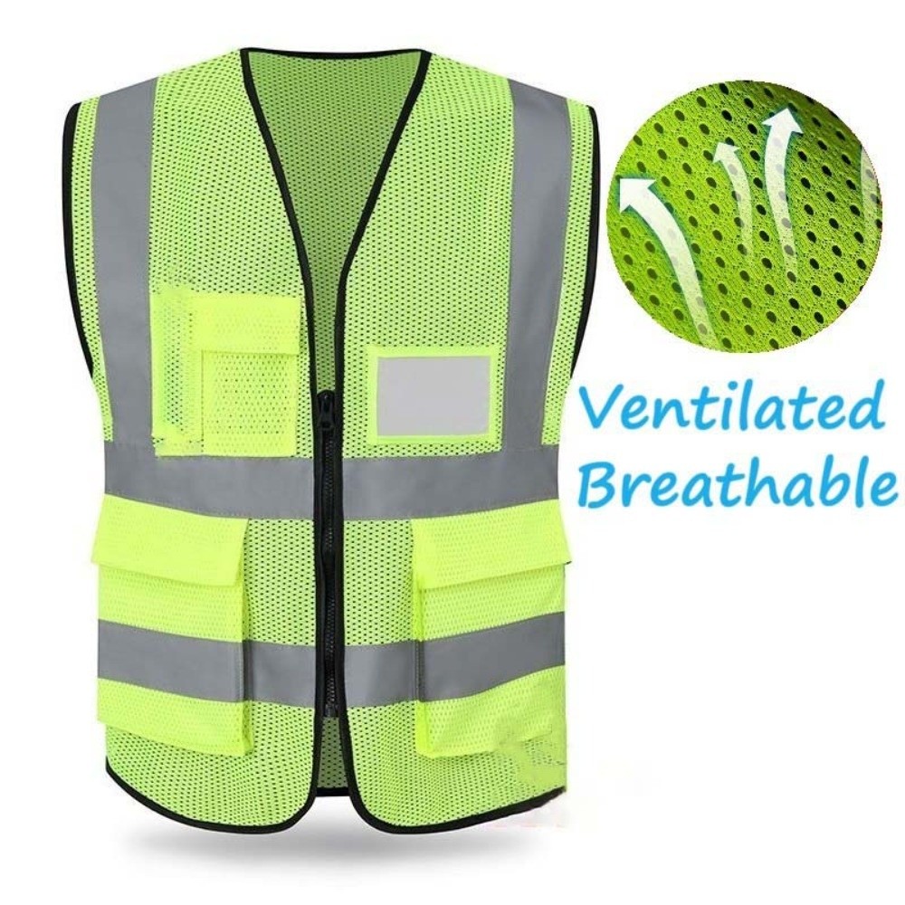 Running Visibility Gear - Warnweste mit hoher Sichtbarkeit und Tasche,