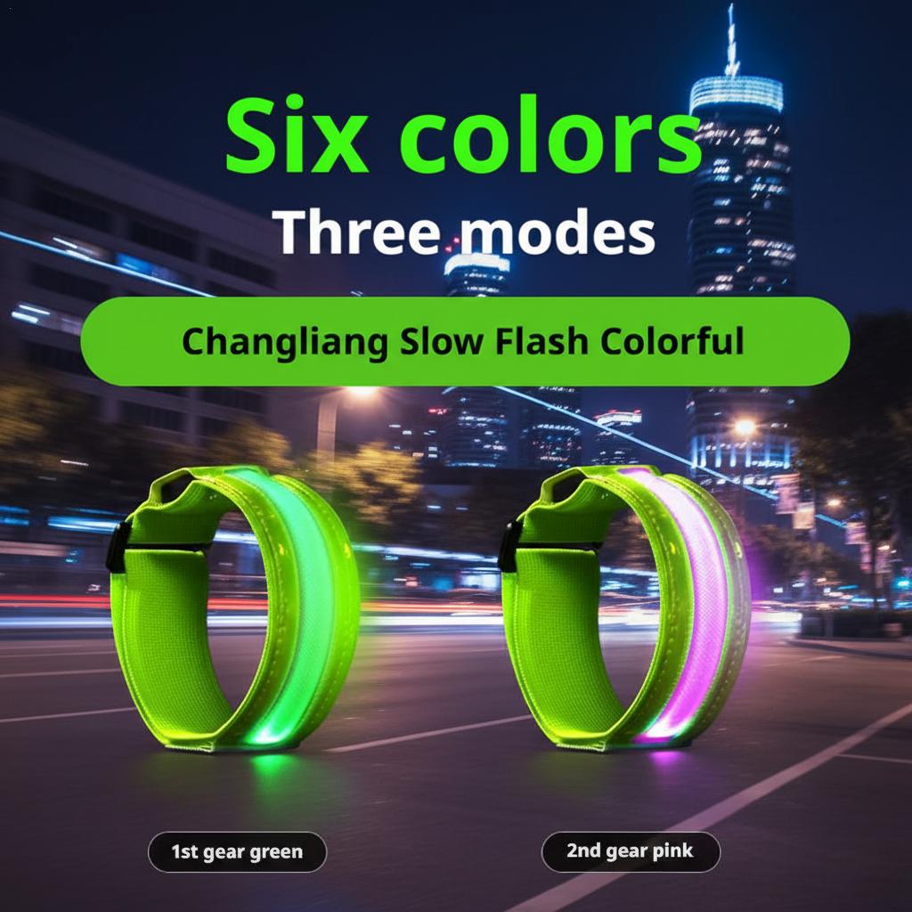 Running Visibility Gear - LED Reflektierende Armband Sicherheitsgurt Hohe Sichtbarkeit