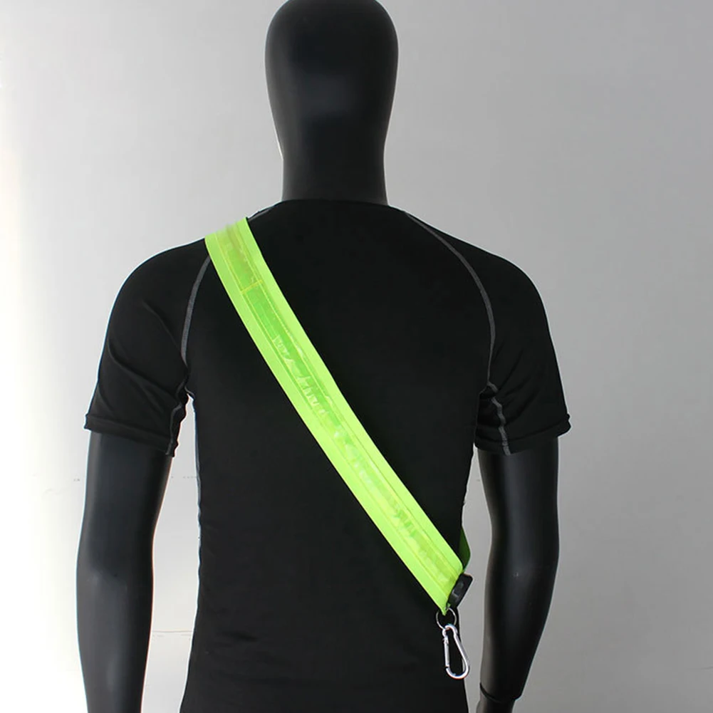 Running Gear Outdoor - Beleuchtete Schulter gurte wiederauf ladbare Fahrrad-LED-Schulter