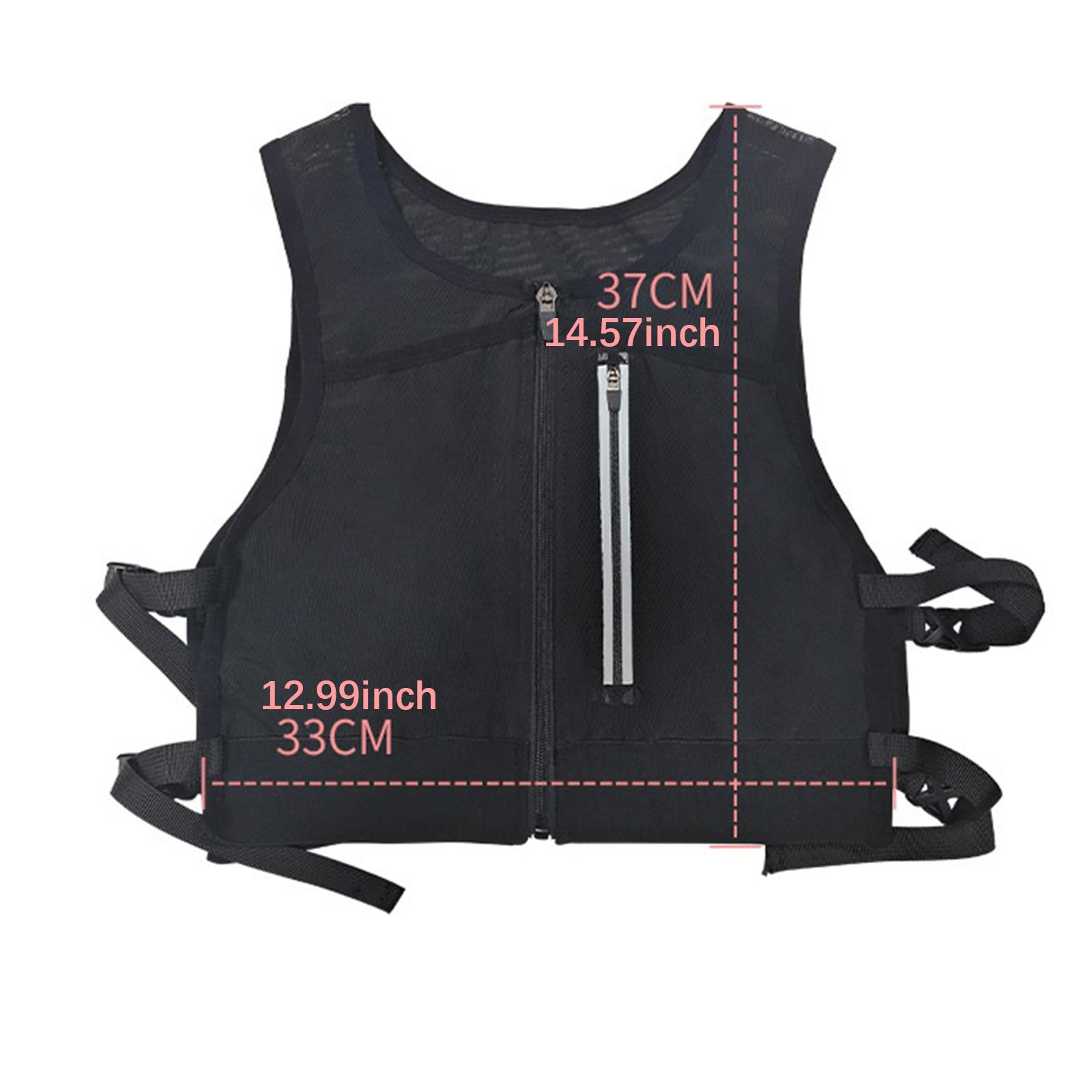 Running Visibility Gear - Laufweste mit Tasche, Brusttasche mit Hoher