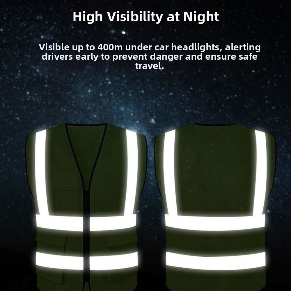 Running Visibility Gear - Reflektierende Warnweste mit hoher Sichtbarkeit, Einheitsgröße,