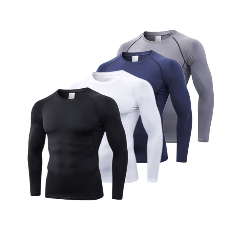 Running Gear Winter - Kompression Tops Gym T Shirt Männer