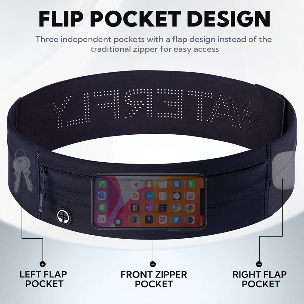 WATERFLY Laufgürtel Fanny Pack – Running Belt Waist Bewertung und Preis